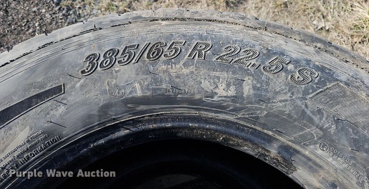 image for item MC9771 (2) BF Goodrich 385/65R22.5 tires