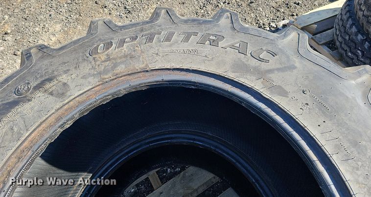 image for item MC9772 (2) GoodYear Optitrac 380/85R24 tires