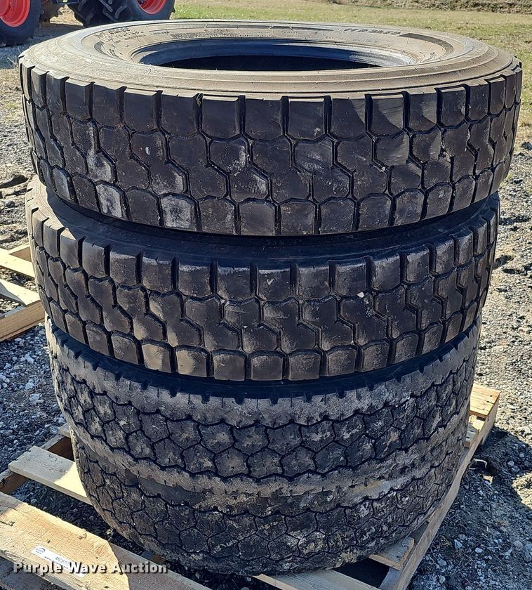 image for item MC9775 (4) BF Goodrich 11R22.5 tires
