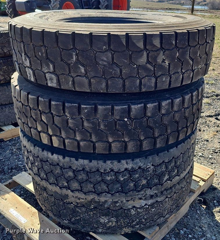 image for item MC9775 (4) BF Goodrich 11R22.5 tires