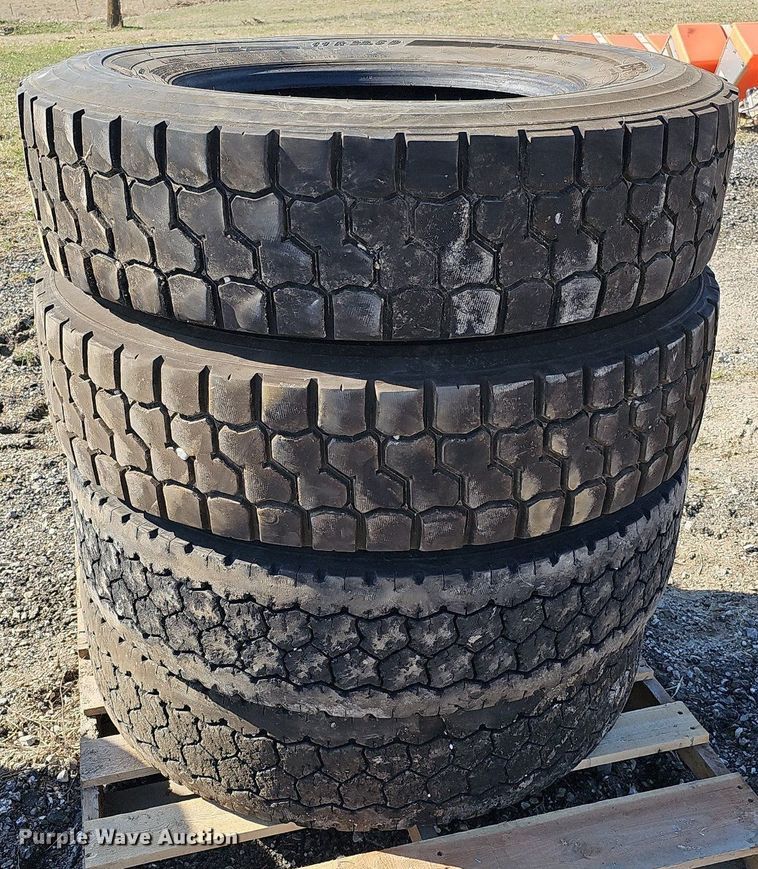 image for item MC9775 (4) BF Goodrich 11R22.5 tires