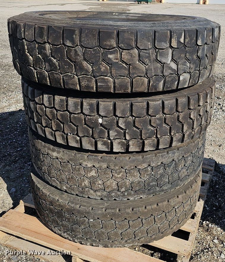 image for item MC9775 (4) BF Goodrich 11R22.5 tires