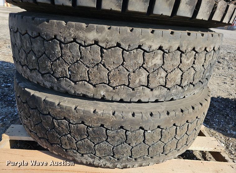 image for item MC9775 (4) BF Goodrich 11R22.5 tires