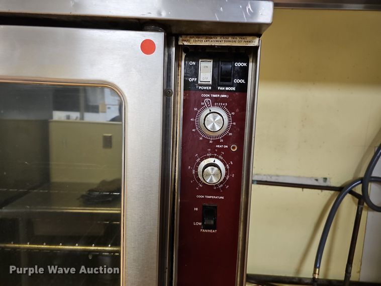 image for item MC9780 Southbend double stack gas ovens