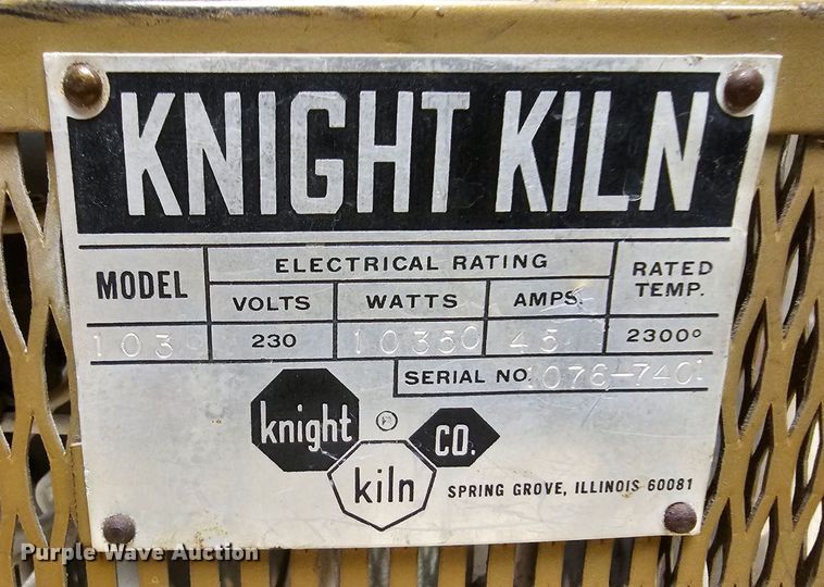 image for item MC9785 Knight LT-4K 103 kiln