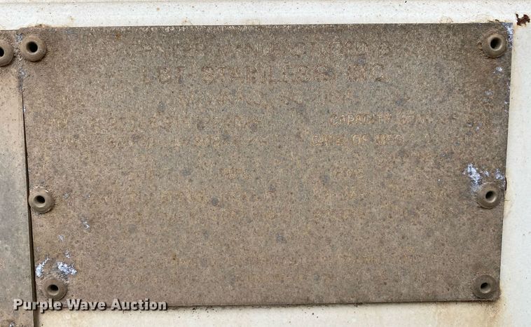 image for item MG9783 2005 LBT Stainless  tank trailer