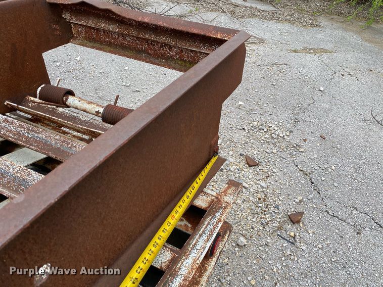 image for item MG9784 1998 Belshe DT-235  equipment trailer