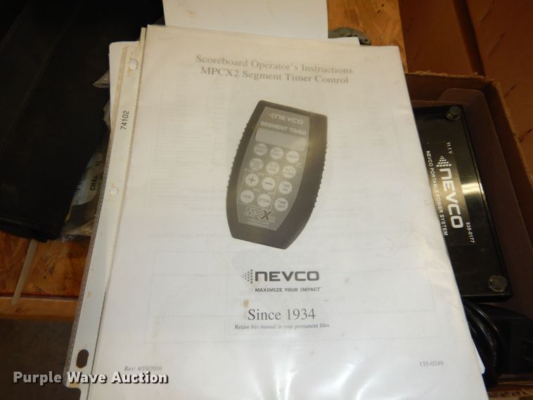 image for item MI9309 (2) Nevco SEGX2-18 play clocks