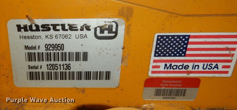 image for item MI9314 Hustler Super Z  ZTR lawn mower