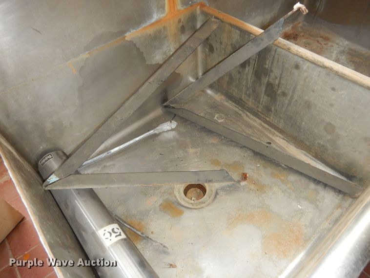 image for item MI9331 Three basin stainless steel sink