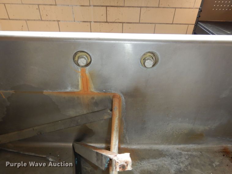 image for item MI9331 Three basin stainless steel sink