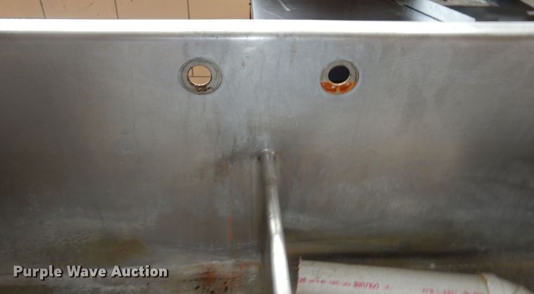 image for item MI9331 Three basin stainless steel sink