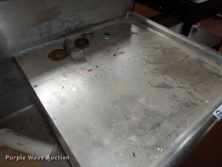 image for item MI9331 Three basin stainless steel sink