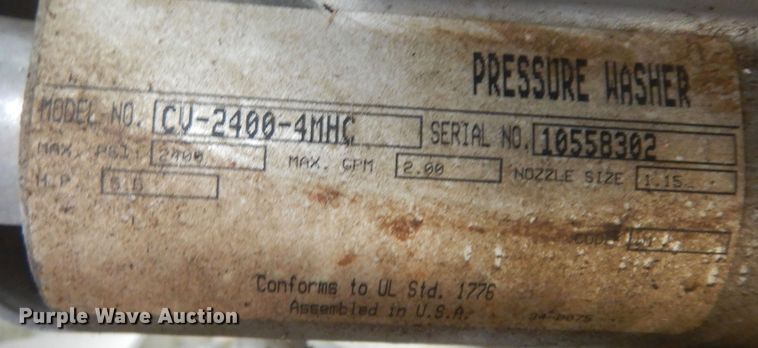 image for item MI9341 Mi-T-M  pressure washer