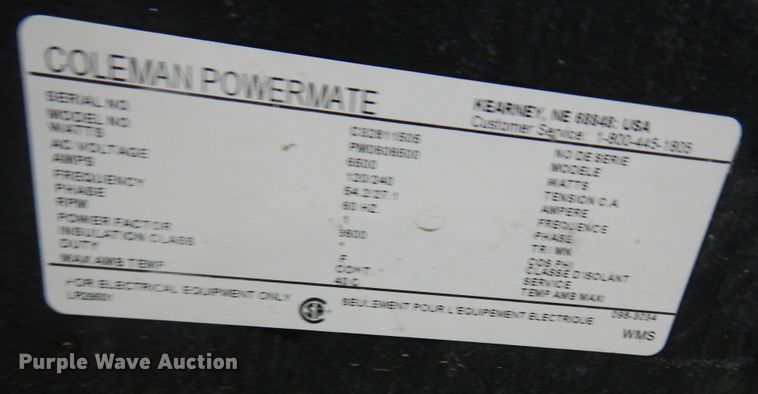 image for item MI9343 (2) generators