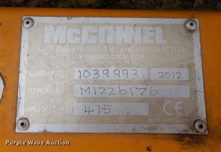 image for item MI9360 McConnel  side boom rotary mower