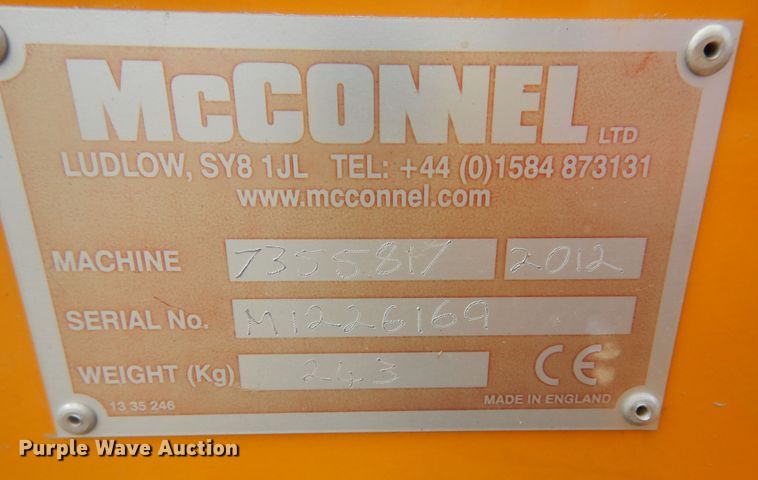 image for item MI9361 2012 McConnel 7355817  side mower head