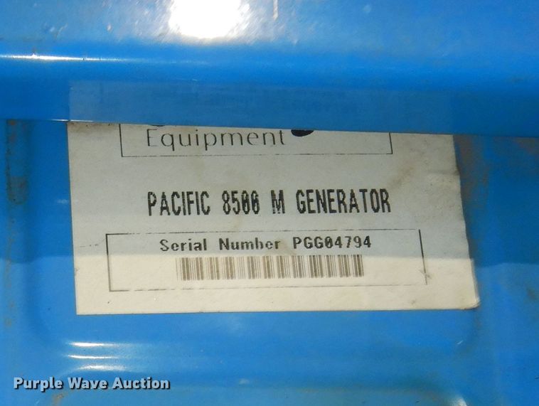 image for item MI9365 Pacific 8500M  generator