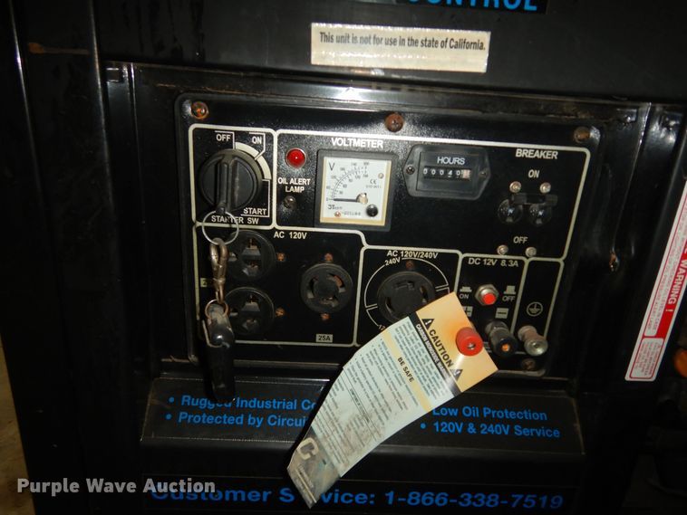 image for item MI9368 Pacific 7500  generator