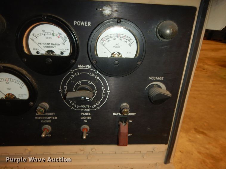 image for item MI9376 Us Department Of Defense MEP803A  generator