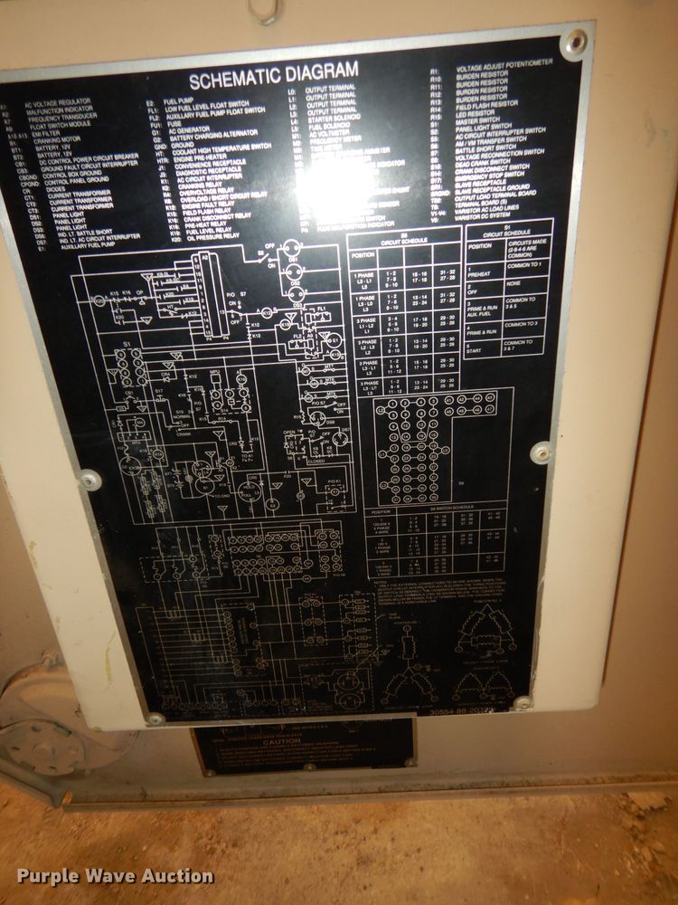 image for item MI9376 Us Department Of Defense MEP803A  generator