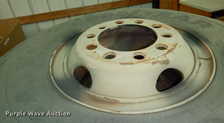 image for item MI9381 (18) Goodyear 11.00R20 tires and wheels