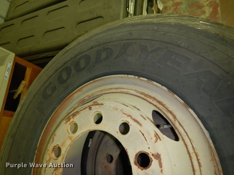 image for item MI9381 (18) Goodyear 11.00R20 tires and wheels