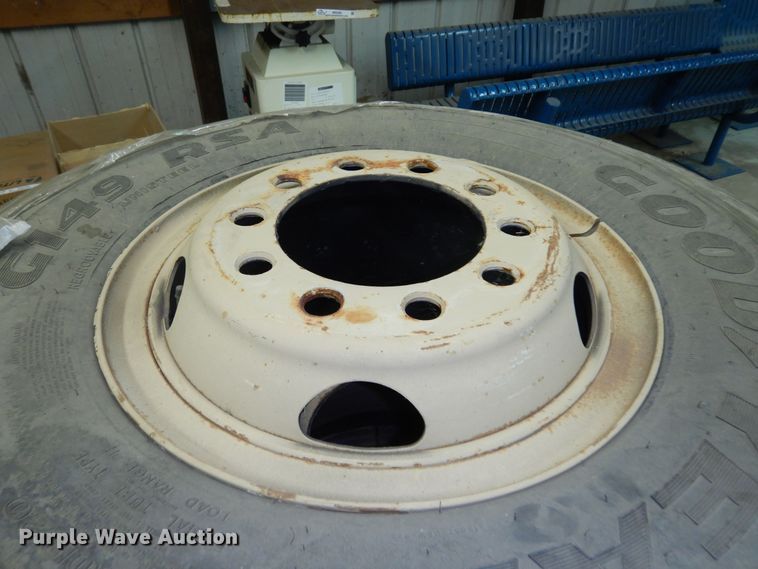image for item MI9381 (18) Goodyear 11.00R20 tires and wheels