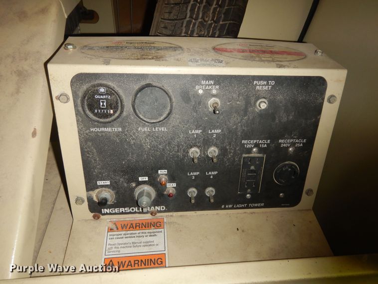 image for item MI9387 2001 Ingersoll Rand  light plant