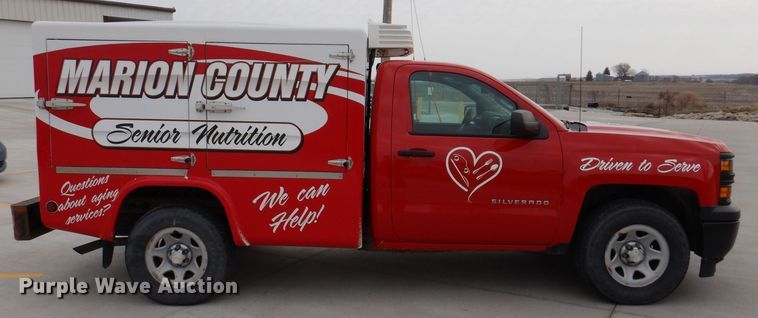 image for item MO9595 2015 Chevrolet Silverado 1500  delivery bed pickup truck