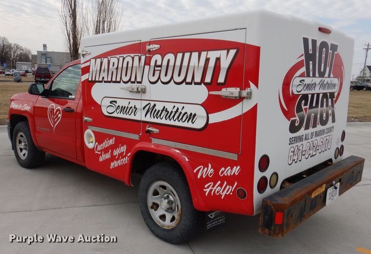 image for item MO9595 2015 Chevrolet Silverado 1500  delivery bed pickup truck