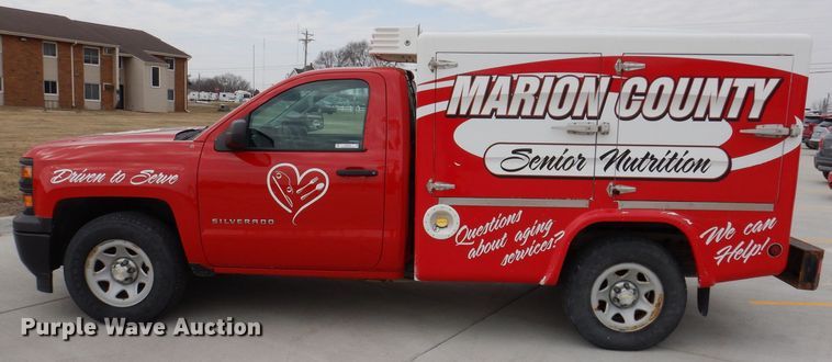 image for item MO9595 2015 Chevrolet Silverado 1500  delivery bed pickup truck