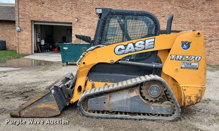 image for item MO9617 2015 Case TR270  tracked skid steer loader
