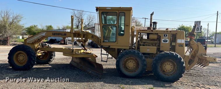 image for item MQ9876 1993 Caterpillar 12G  motor grader
