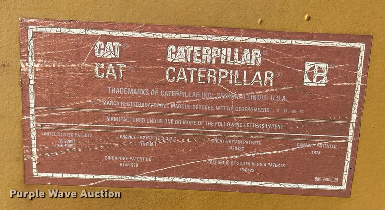 image for item MQ9876 1993 Caterpillar 12G  motor grader