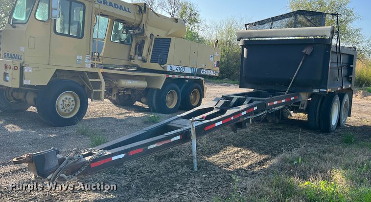image for item MQ9877 2000 MB&G TRXL DP  end dump pup trailer