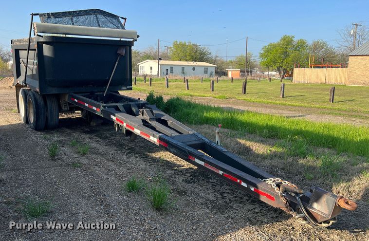image for item MQ9877 2000 MB&G TRXL DP  end dump pup trailer
