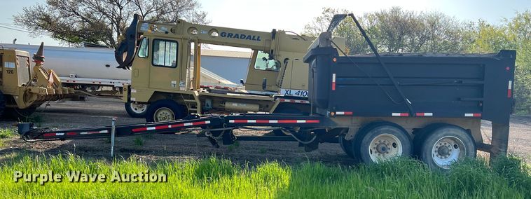 image for item MQ9877 2000 MB&G TRXL DP  end dump pup trailer