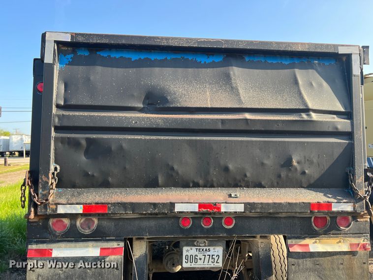 image for item MQ9877 2000 MB&G TRXL DP  end dump pup trailer