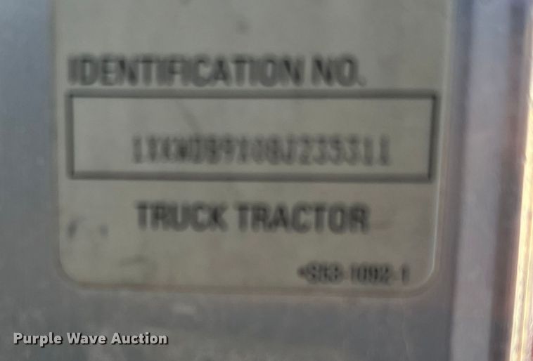 image for item MQ9879 2008 Kenworth W900  dump truck