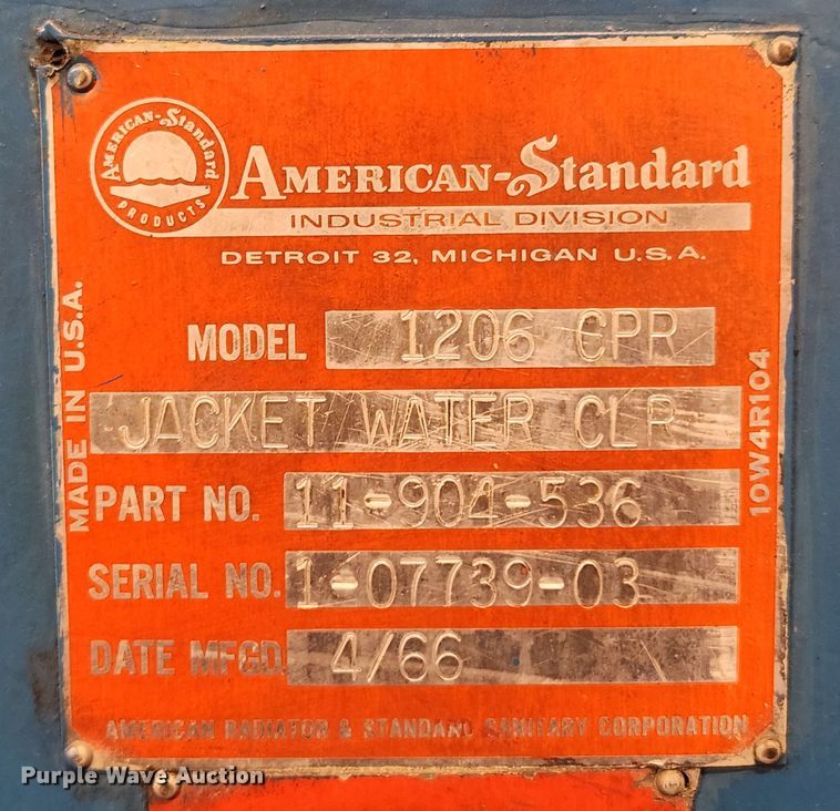 image for item MW9568 Fairbanks Morse 38TDD8 1/8  generator