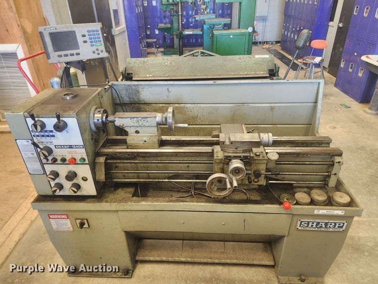 image for item MW9591 Sharp 1340R  lathe