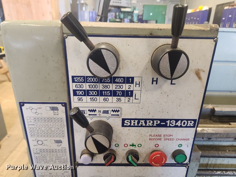 image for item MW9592 Sharp 1340R  lathe