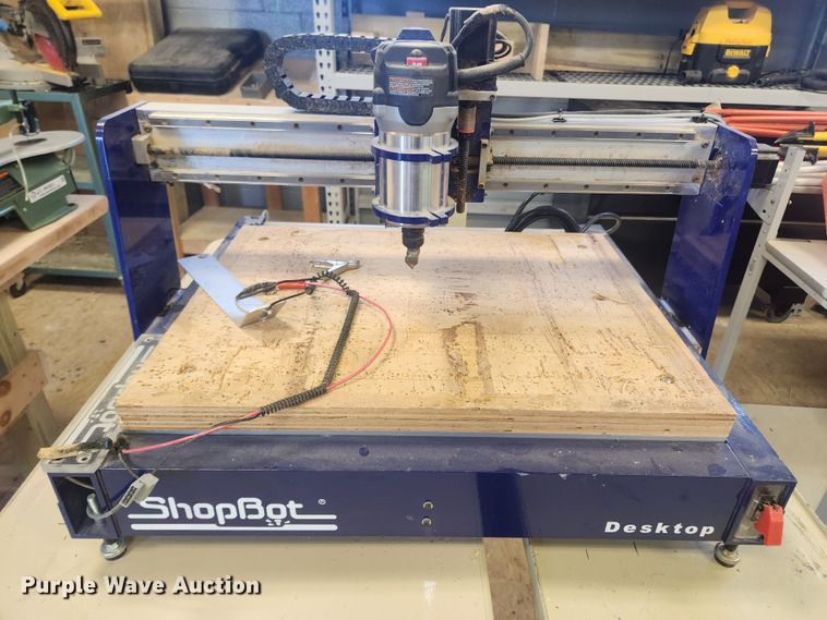 Shop Bot D2418 CNC router in Collinsville, IL Item MW9600 sold