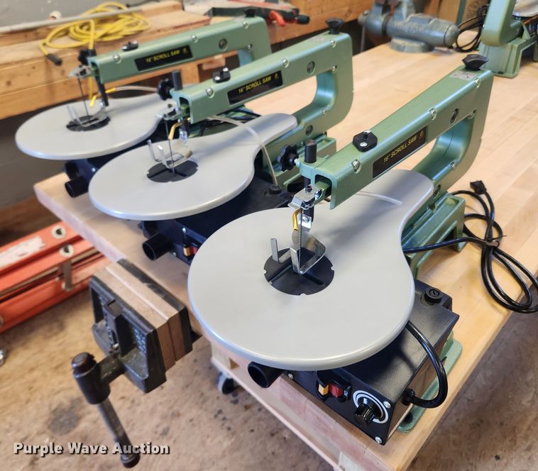 image for item MW9602 (3) Central Machinery 16" scroll saws