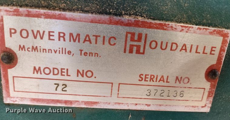 image for item MW9604 Powermatic 72  table saw