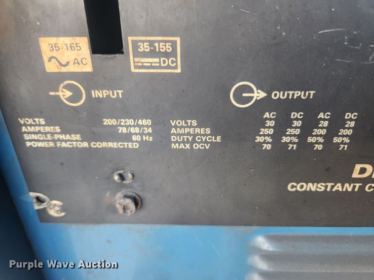 image for item MW9608 (2) Miller Dialarc 250P welders