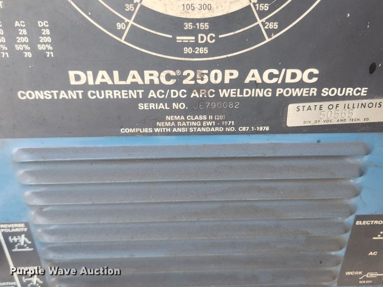 image for item MW9608 (2) Miller Dialarc 250P welders