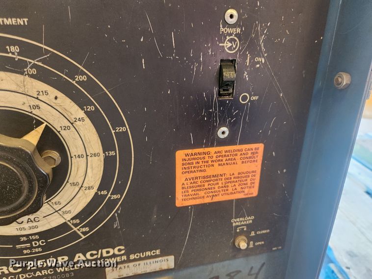 image for item MW9608 (2) Miller Dialarc 250P welders