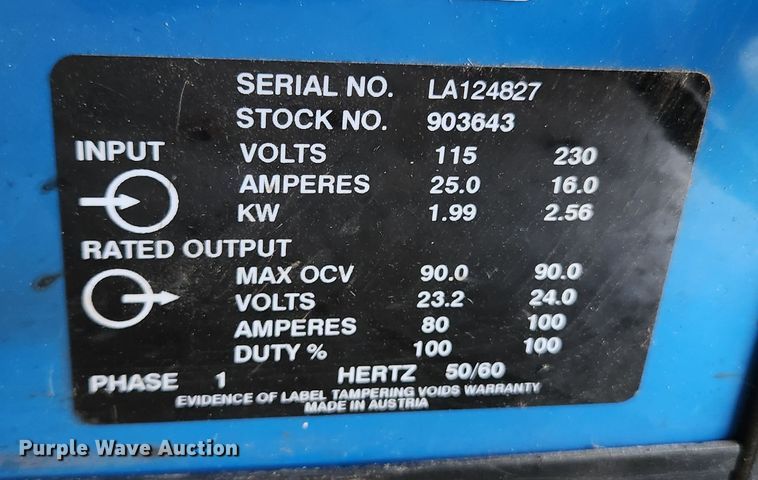 image for item MW9612 (2) welders